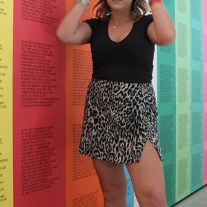 Princess Polly Cheetah Skirt